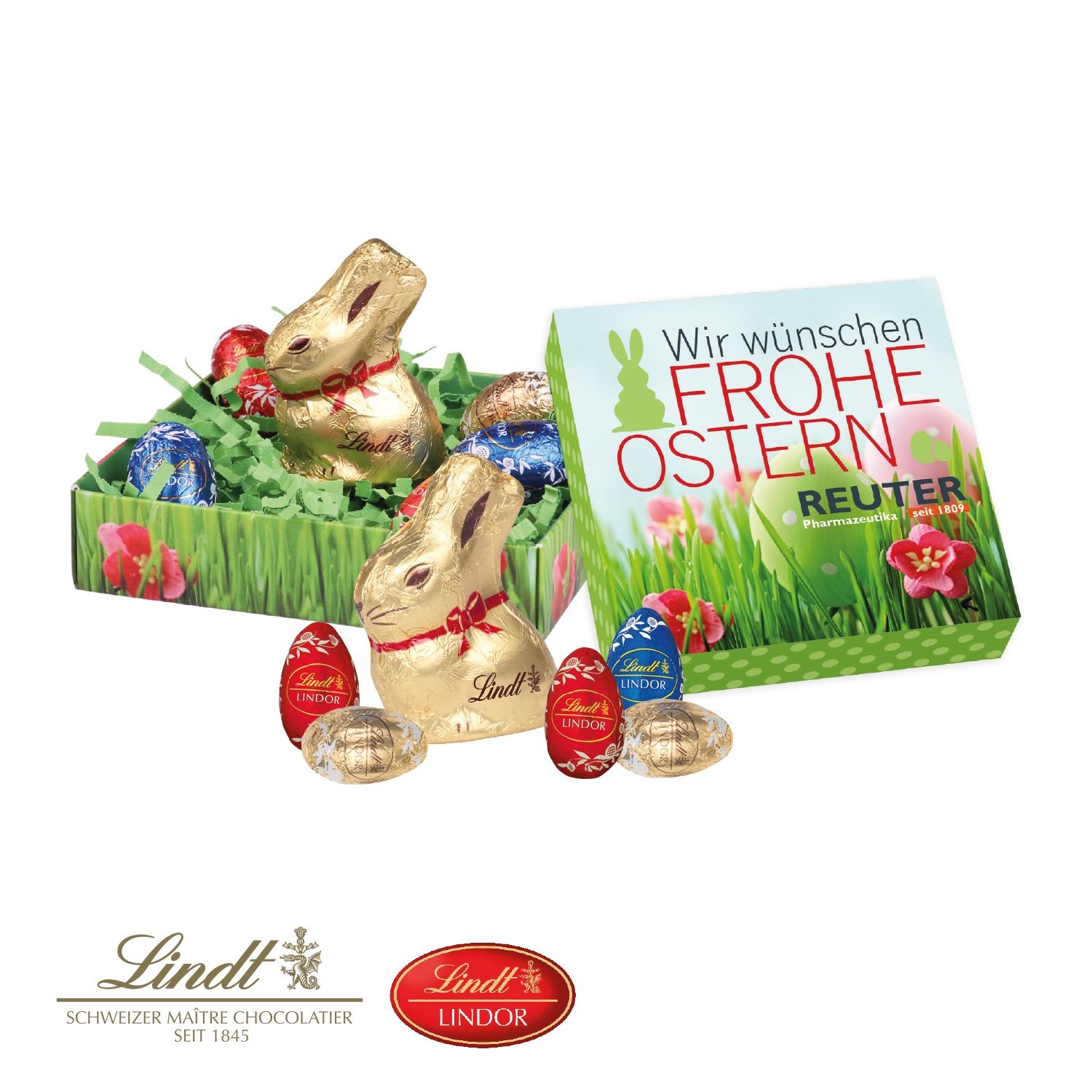 CD94520-01Osternest mit Schokolade von Lindt_ Lindt Schoko-Mischung
