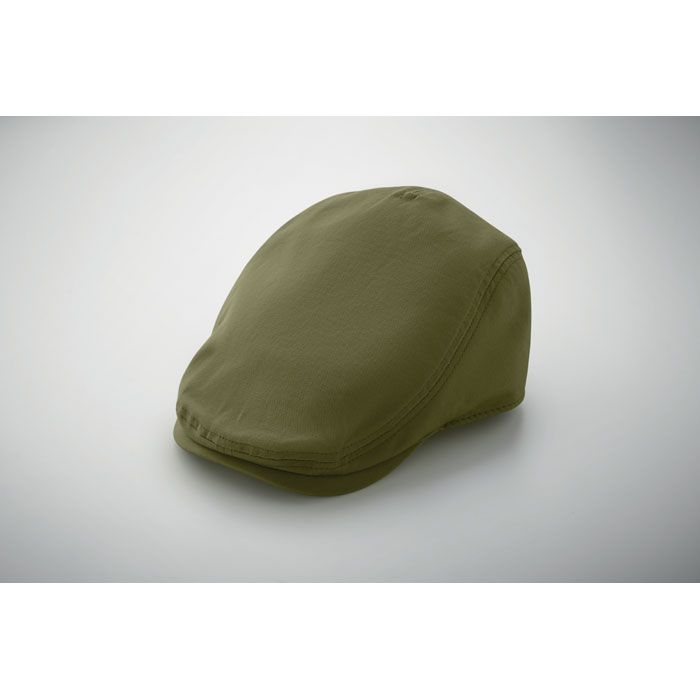 MO2850-49Flat Peak Newsboy-Kappe 235 g_m²_ armeegruen