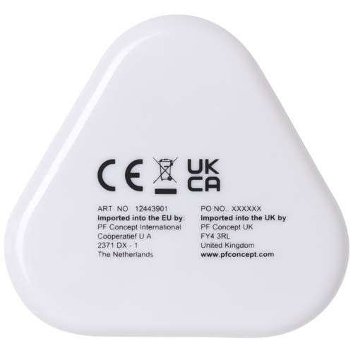 PF124439-1Rebel Ohrhoerer mit Aufbewahrungsbox aus recyceltem Kunststoff_ weiss