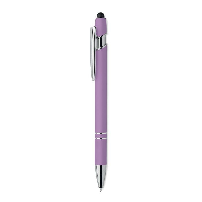 MO2798-21Siparo Druckkugelschreiber mit Stylus_ violett