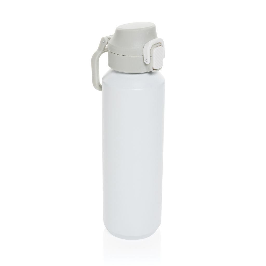XDP437.50-03Via RCS Re-Steel Sportflasche mit Verschluss_ 600ml_ weiss