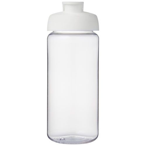 PF210445-16H2O Active® Octave Tritan™ 600-ml-Sportflasche mit Klappdeckel_ transparent klar_weiss