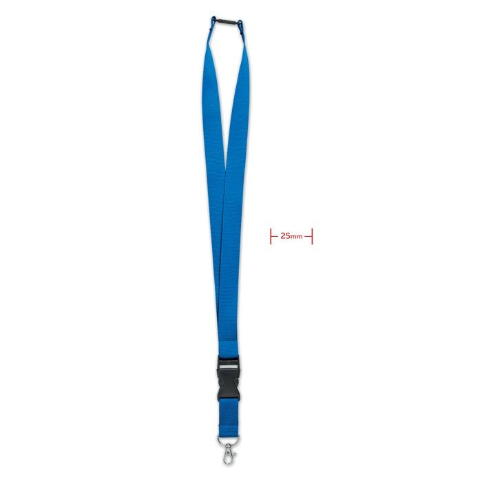 MO9661-37Wide Lany Lanyard mit Metallkarabiner_ koenigsblau