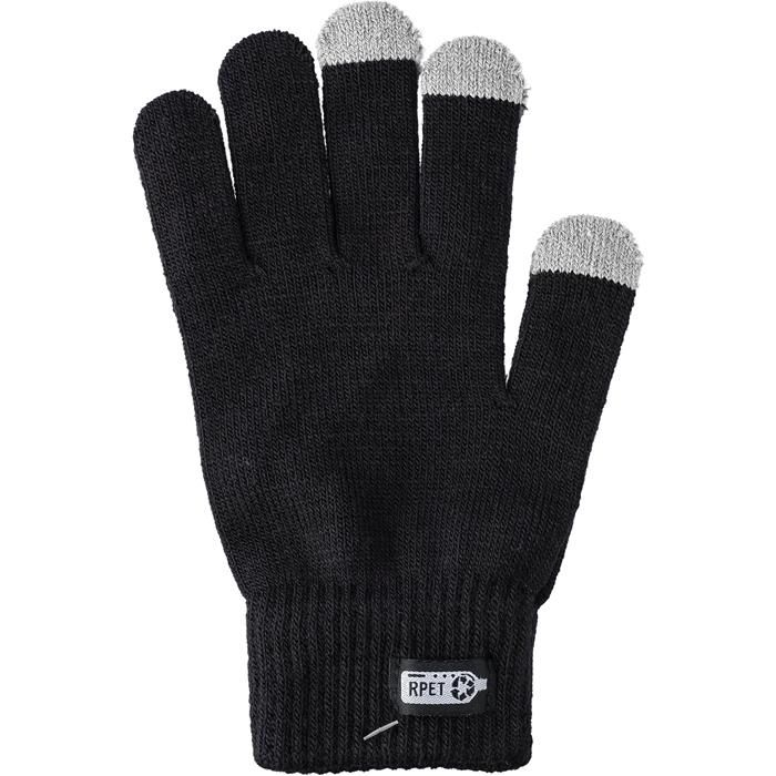 GI1267825-01Recyceltem handschuhe aus Acryl Elena_ schwarz
