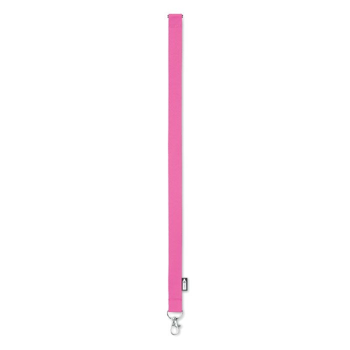 MO6100-38Lany Rpet Lanyard RPET 20mm_ fuchsie