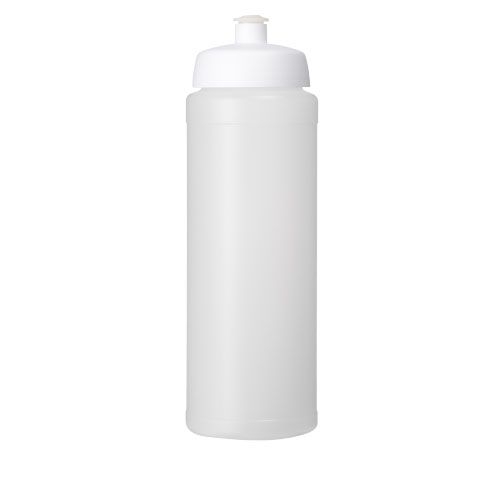 PF210690-17Baseline® Plus 750 ml Flasche mit Sportdeckel_ transparent_weiss