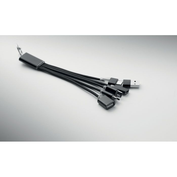 MO3150-03Hublue 5in1 Ladekabel_ schwarz