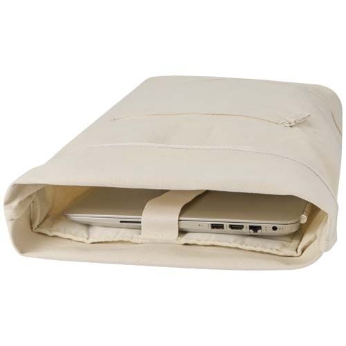 PF130123-1Recanvas 14” GRS recycelter Rolltop-Rucksack 16L_ sandstone