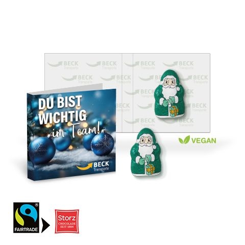 CD95575Werbe-Klappkarte mit Weihnachtsmann von Storz_ vegan