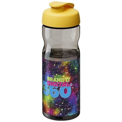 PF210436-5H2O Active® Base Tritan™ 650 ml Sportflasche mit Klappdeckel_ kohle_gelb