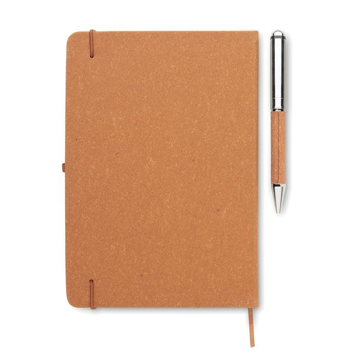 MO2195-13Eleganote Set mit Notizbuch_ beige
