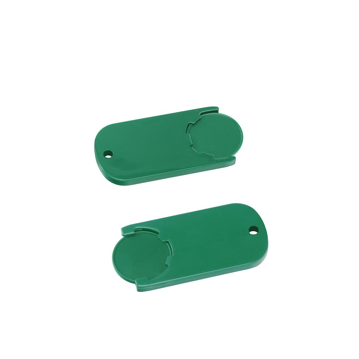 HE7439-2-2Chiphalter mit 1€-Chip _Alpha_ gruen_ gruen