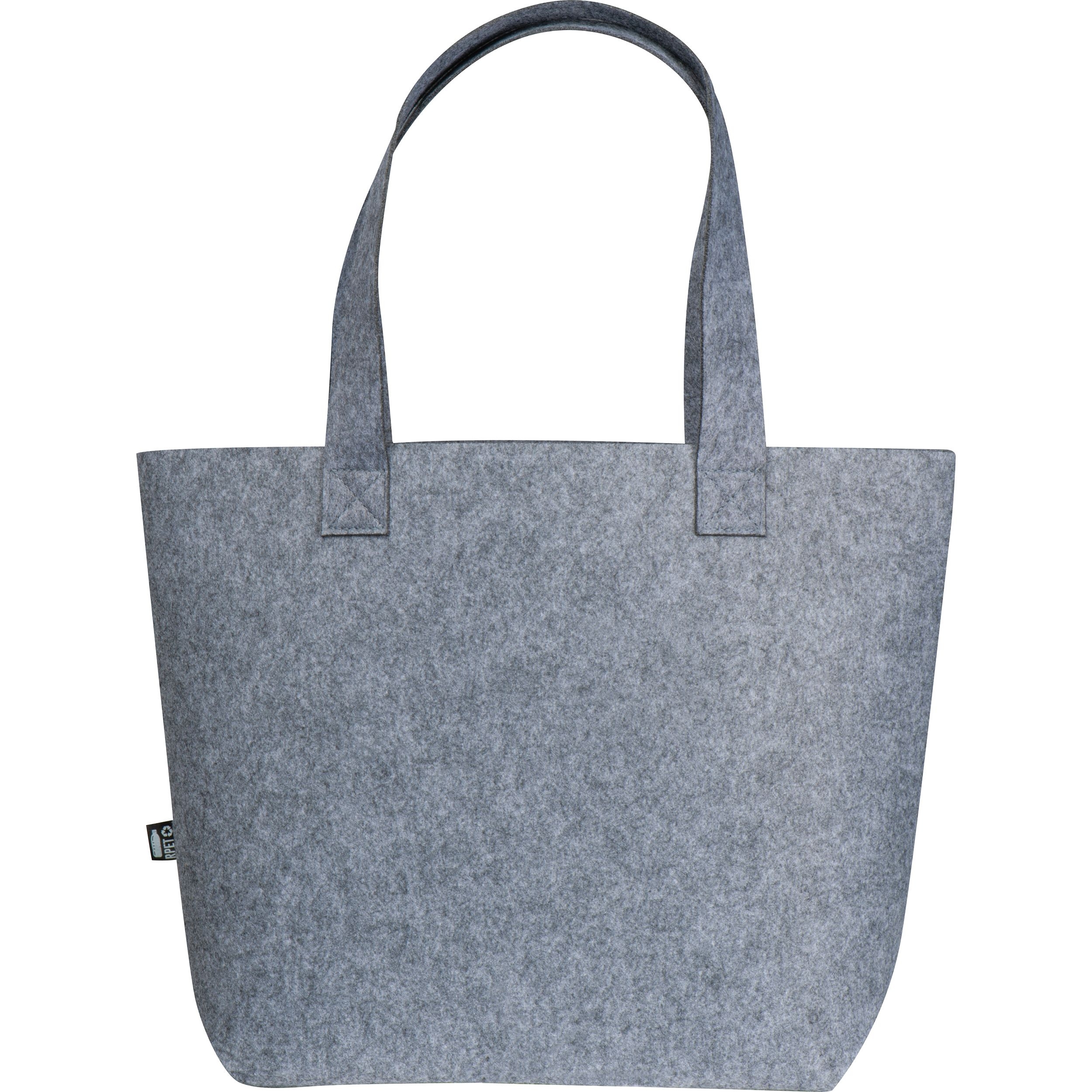 MA63725-07Shopper aus RPET Filz DONATELLA_ silbergrau