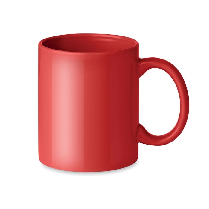 MO6208-05Dublin Tone Keramik Kaffeebecher 300ml_ rot