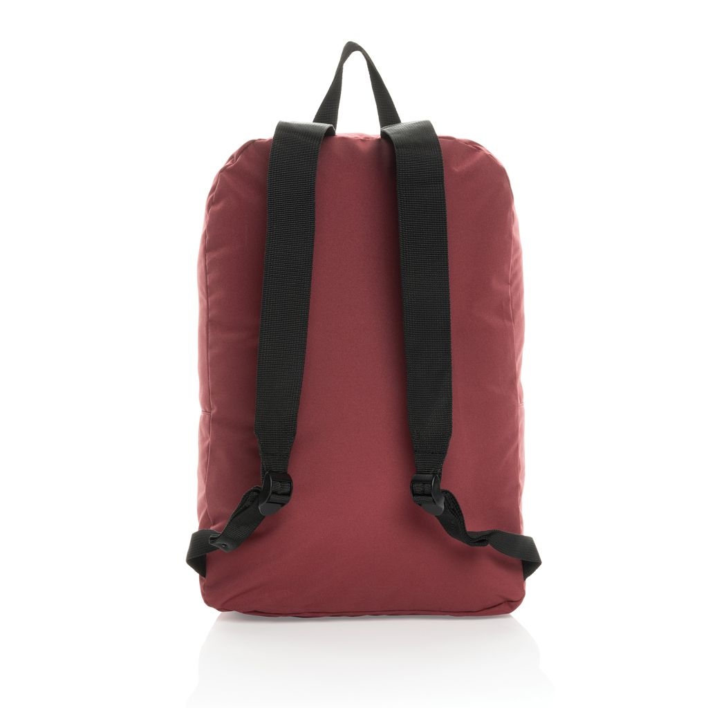 XDP763.19-04Dillon AWARE™ RPET faltbarer klassischer Rucksack_ rot