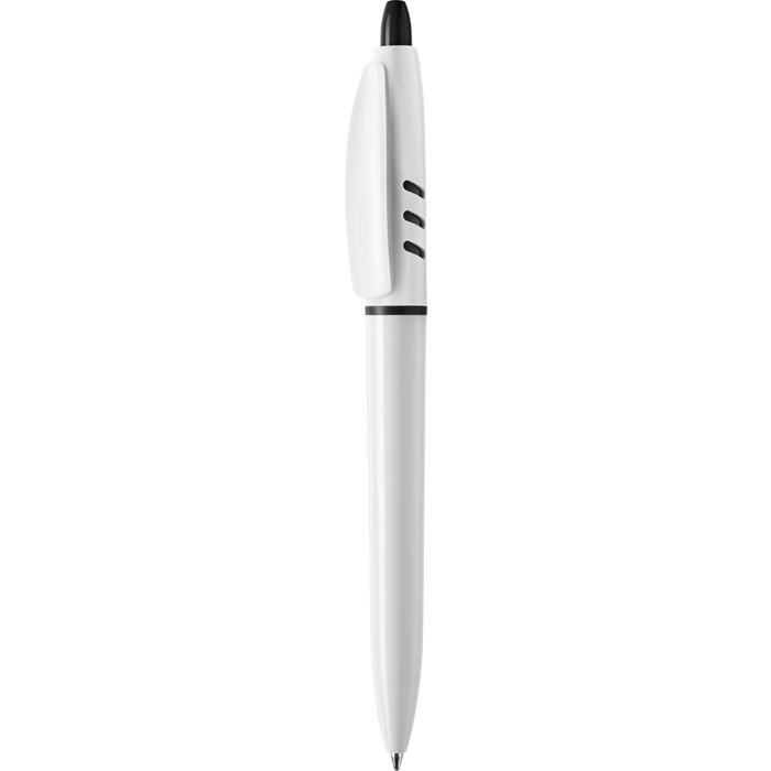 GI4740-169Stilolinea Kugelschreiber 'S 30' aus Kunststoff_ weiss_schwarz
