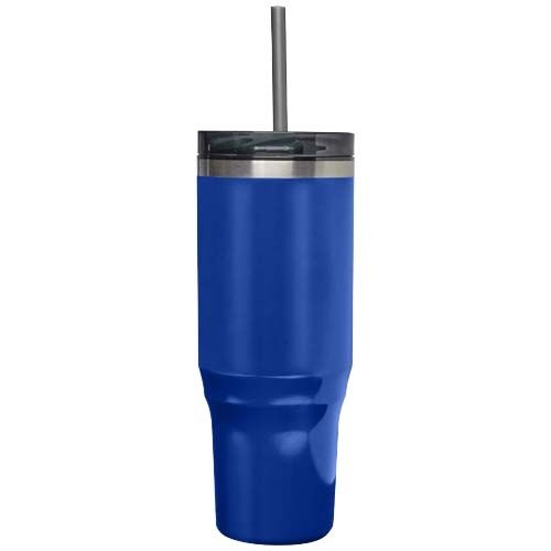PF100801-8Melbourne 1200 ml RCS-zertifizierter Isolierbecher mit Strohhalm_ royalblau