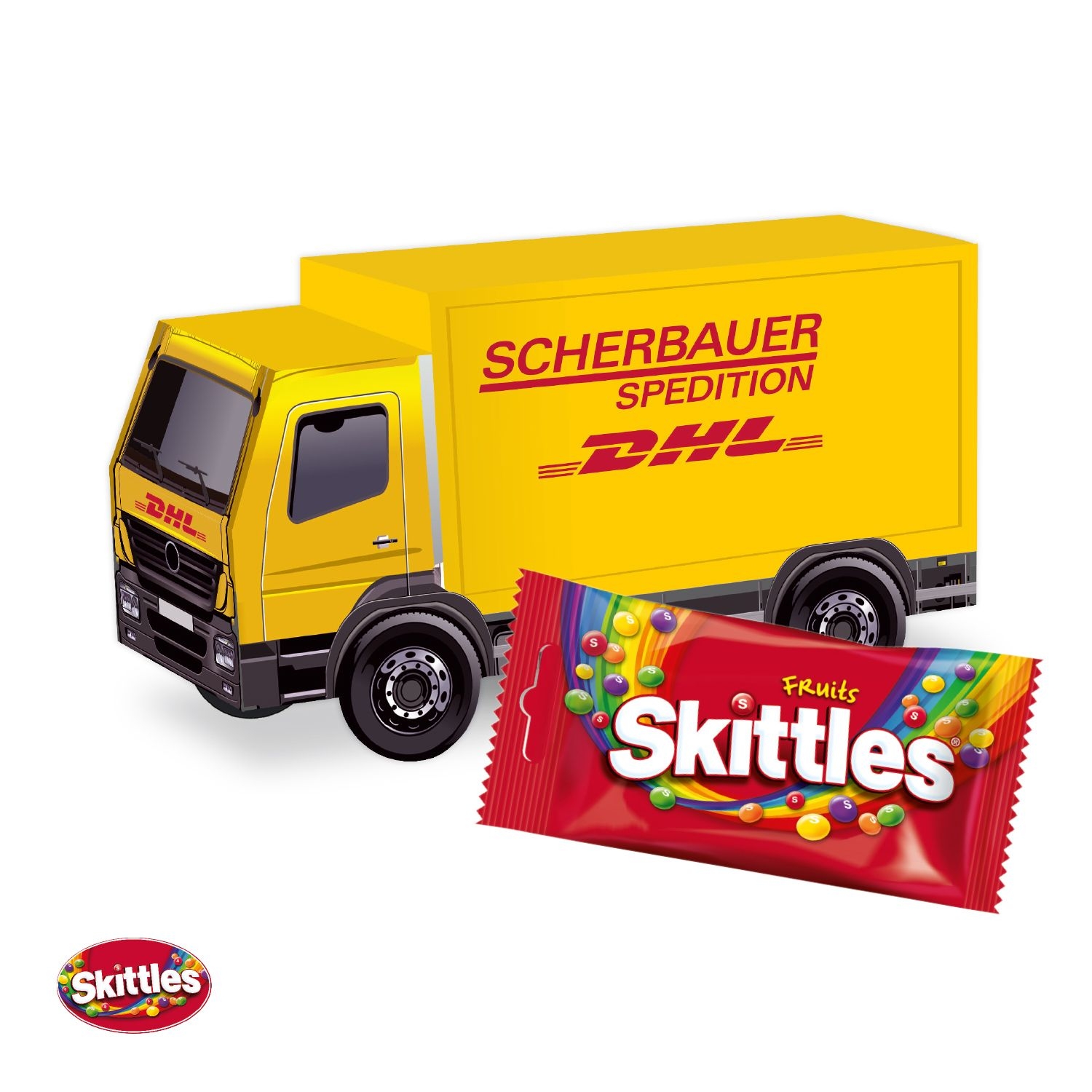 CD91677-013D Praesent LKW mit Skittles®_ Skittles Fruits