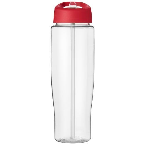 PF210044-24H2O Active® Tempo 700 ml Sportflasche mit Ausgussdeckel_ transparent_rot