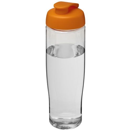 PF210040-8H2O Active® Tempo 700 ml Sportflasche mit Klappdeckel_ transparent_orange