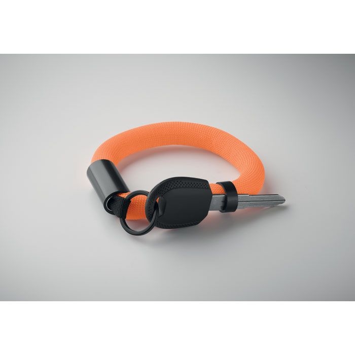 MO2497-10Polly Schluesselring mit Armband_ orange