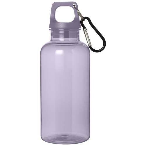 PF100778-7Oregon 400 ml RCS-zertifizierte Trinkflasche aus recyceltem Kunststoff mit Karabiner _ fliederfarben