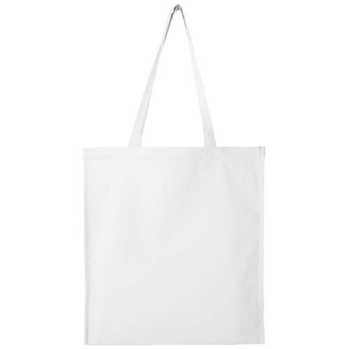 PF120737-1Florida 270 g_m² Tragetasche mit Seitenfalten 14L_ weiss