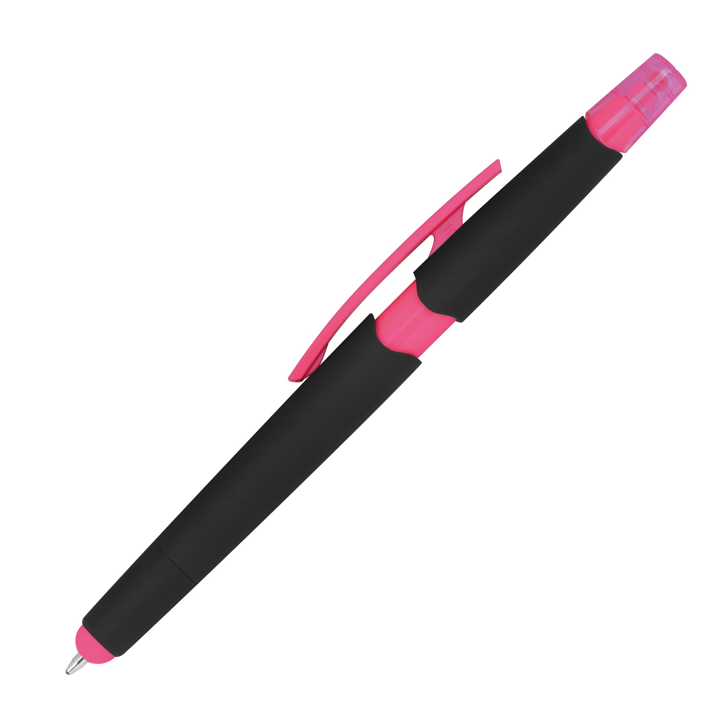 MA10965-11Kugelschreiber mit Textmarker und Touchfunktion EMMETT_ pink