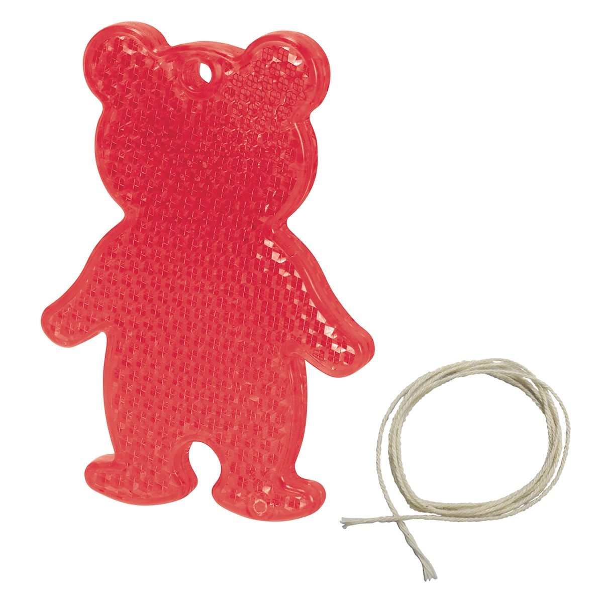 HE7800B-T1Sicherheits-Reflektor _Baer_ rot-transparent