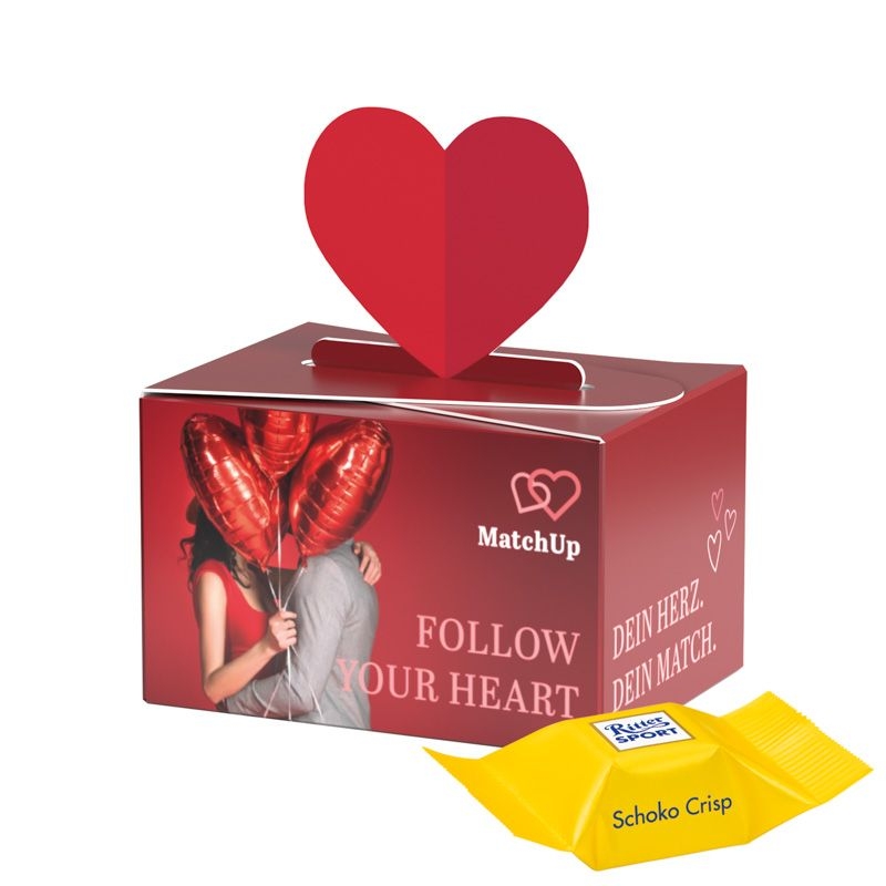 JG10236-4Geschenkbox Mini Herz Ritter SPORT_ Ritter Sport Schokowuerfel_ Schoko Crisp