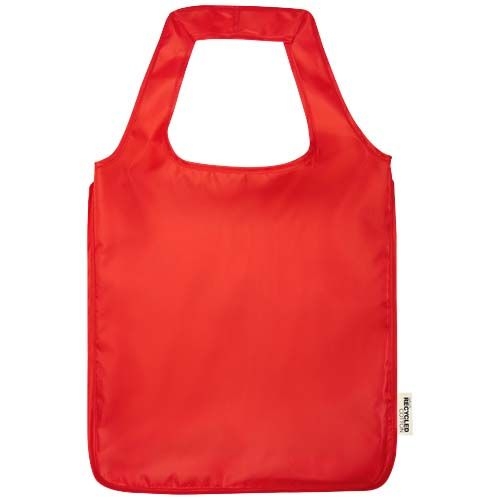 PF120614-6Ash grosse faltbare rPET Tragetasche 14L_ rot