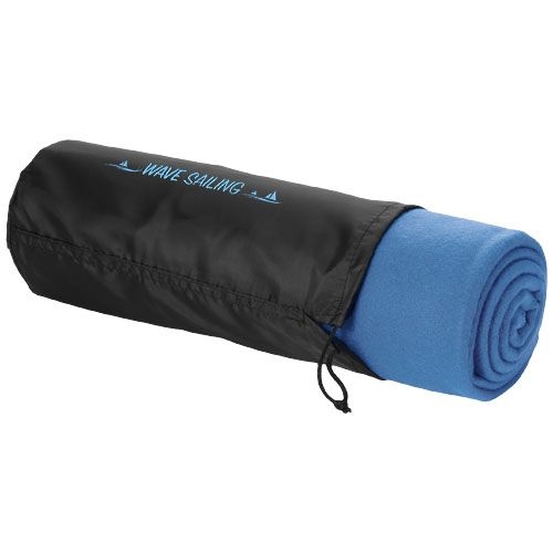 PF100165-6Huggy Fleecedecke mit Huelle 150 x 120 cm_ processblau