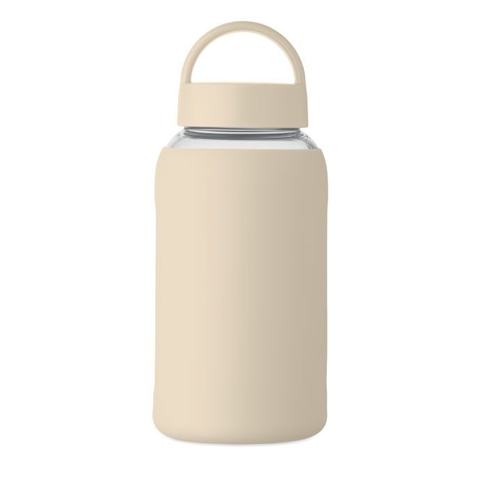 MO2912-13Boris Flasche Borosilikatglas 600ml_ beige