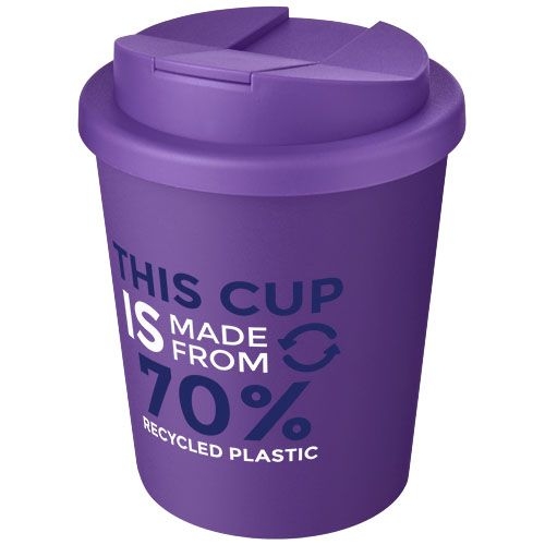 PF210455-15Americano® Espresso Eco 250 ml recycelter Isolierbecher mit auslaufsicherem Deckel _ lila