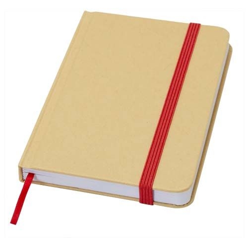 PF106022-2Reed A6 Hardcover Notizbuch_ blanko_ aus recyceltem Material_ rot