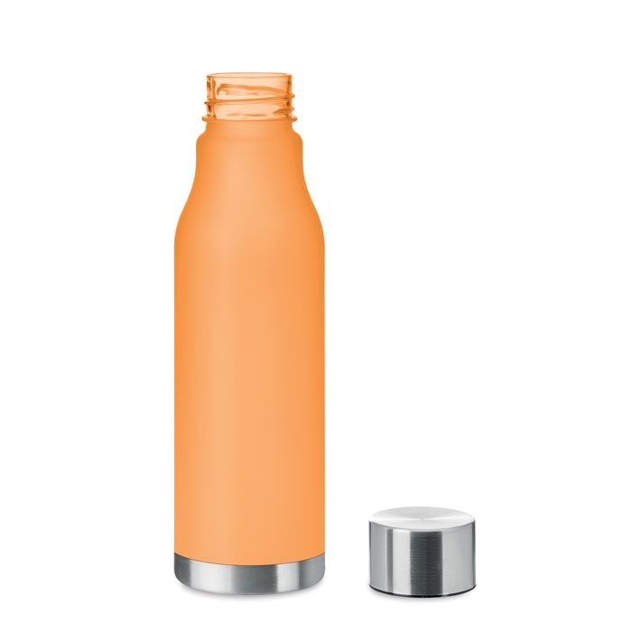 MO6237-29Glacier Rpet Trinkflasche RPET 600ml_ transparent orange