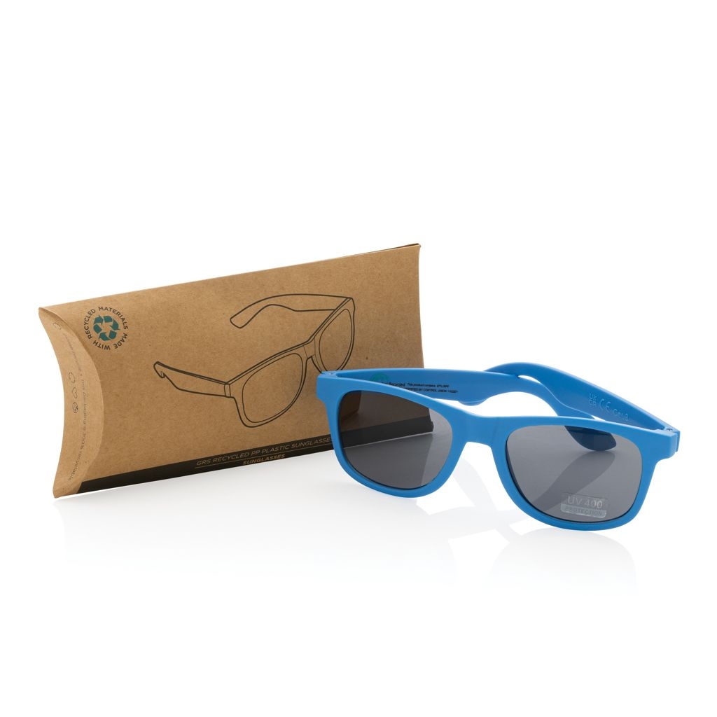 XDP453.89-5Sonnenbrille aus RCS recyceltem PP-Kunststoff_ blau