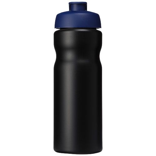 PF210685-14Baseline® Plus 650 ml Sportflasche mit Klappdeckel_ schwarz_blau