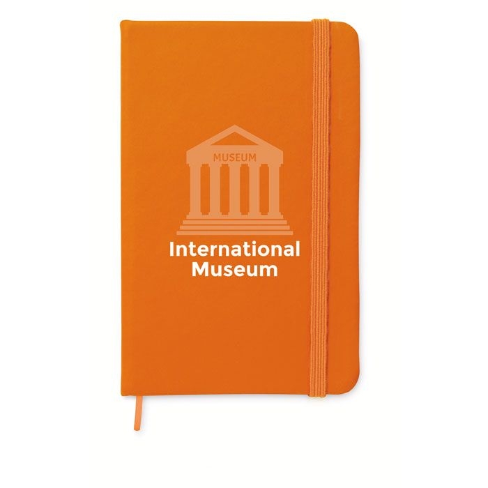 MO1800-10Notelux DIN A6 Notizbuch_ liniert_ orange