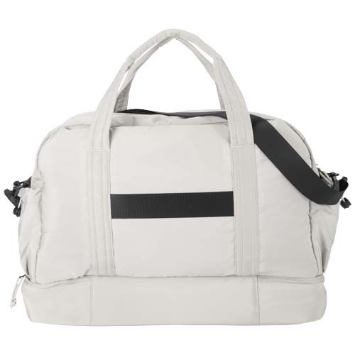 PF130115-1Puffer GRS recycelte Reisetasche mit isoliertem Boden 30L_ sandstone