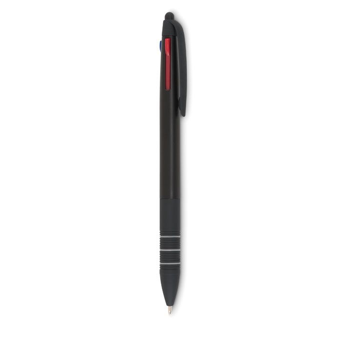 MO8812-03Multipen 3-Farb-Kugelschreiber_Stylus_ schwarz