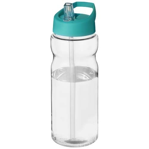 PF210099-22H2O Active® Eco Base 650 ml Sportflasche mit Ausgussdeckel_ transparent_aquablau