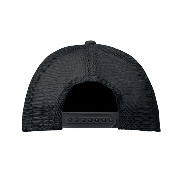 MO2269-03Bubble Trucker cap 5 panels_ schwarz