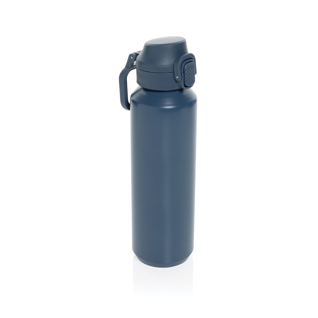 XDP437.50-25Via RCS Re-Steel Sportflasche mit Verschluss_ 600ml_ navy blau