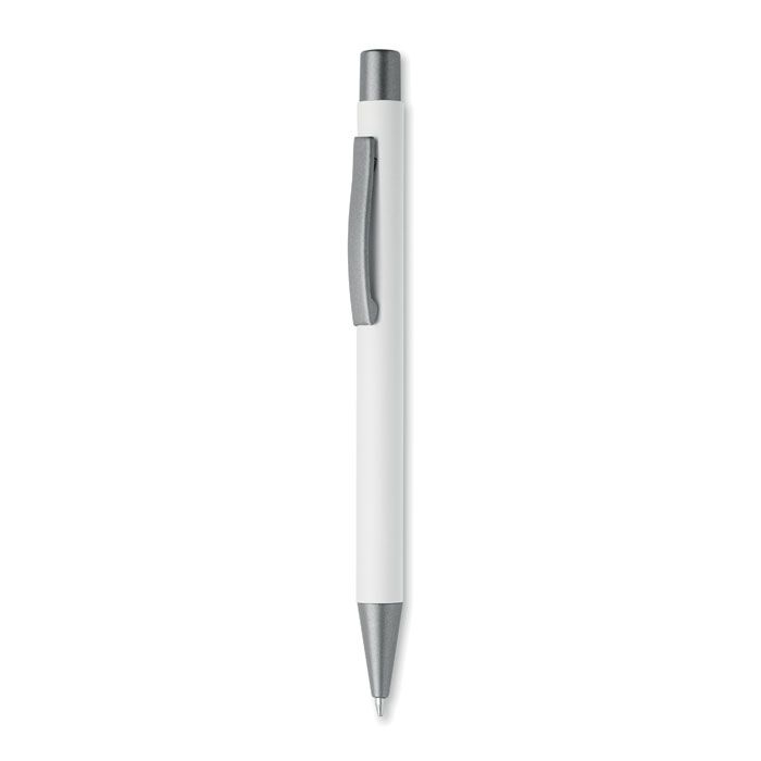 MO3222-06Nali Druckkugelschreiber recy. Alu_ weiss
