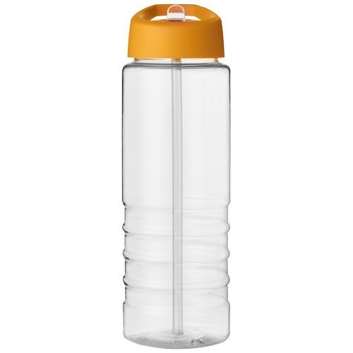 PF210877-9H2O Active® Treble 750 ml Sportflasche mit Ausgussdeckel_ transparent_orange