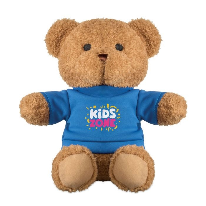 MO2745-04Jackie Teddybaer mit T-Shirt 23cm_ blau