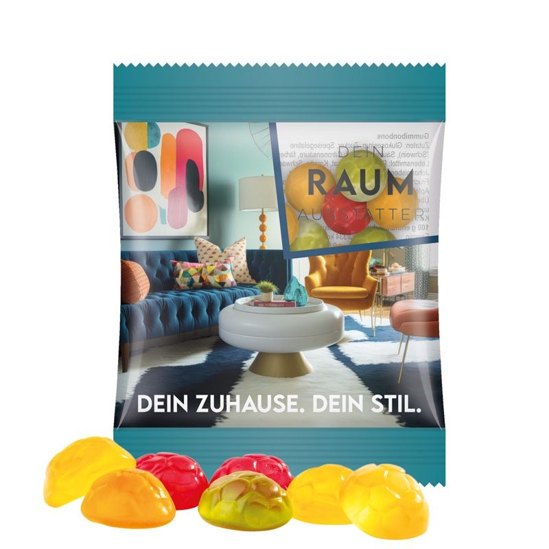 JG10062-20Minituete 15g_ Fruchtgummi Standardformen_ Fussball_ transparente Folie