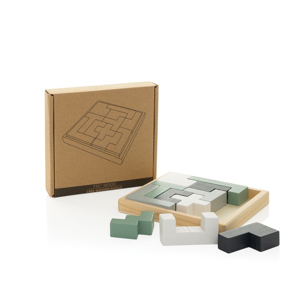 XDP940.28-9Cree Holz-Puzzle_ braun