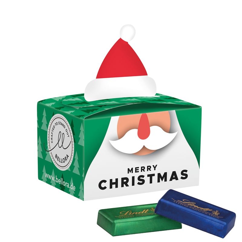 JG20176-1Geschenkbox Mini Weihnachten Lindt_ Lindt Schokotaefelchen